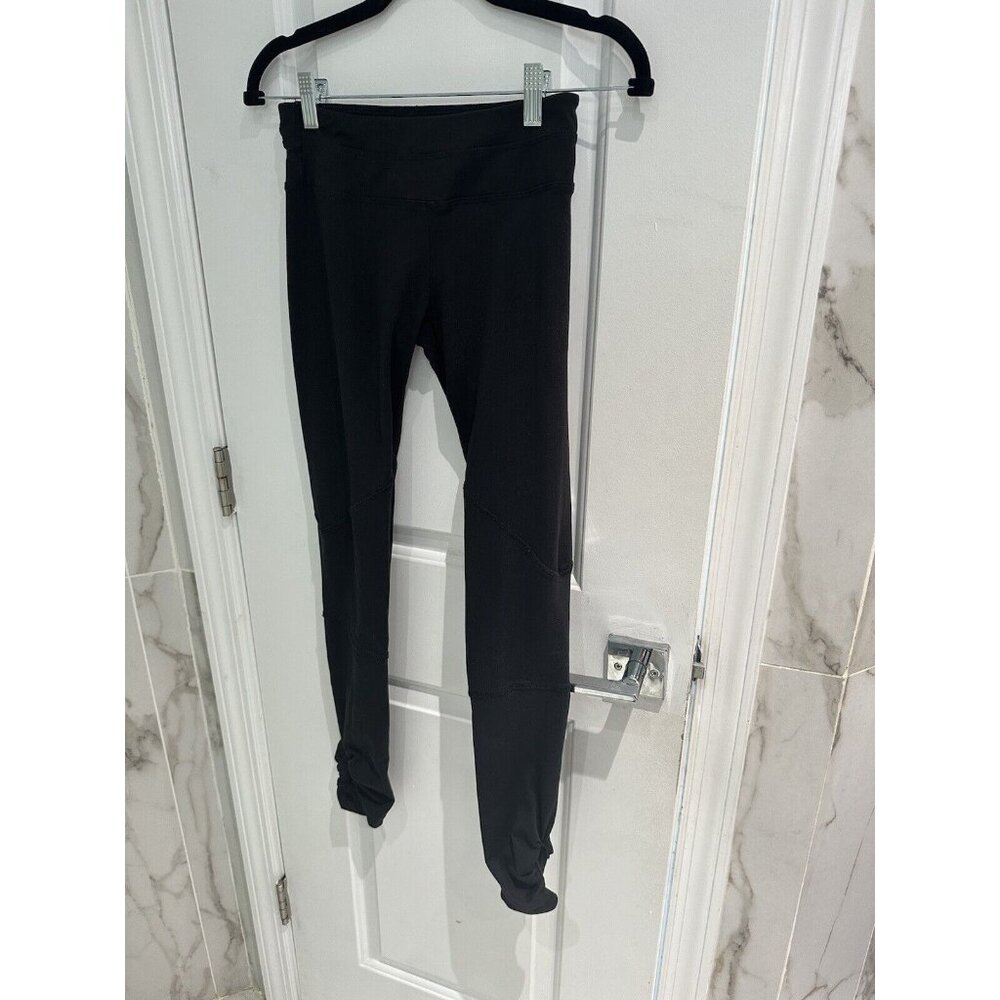 Hard Tail Forever Girls Flat Waist Leggings With Vent Hole Size S